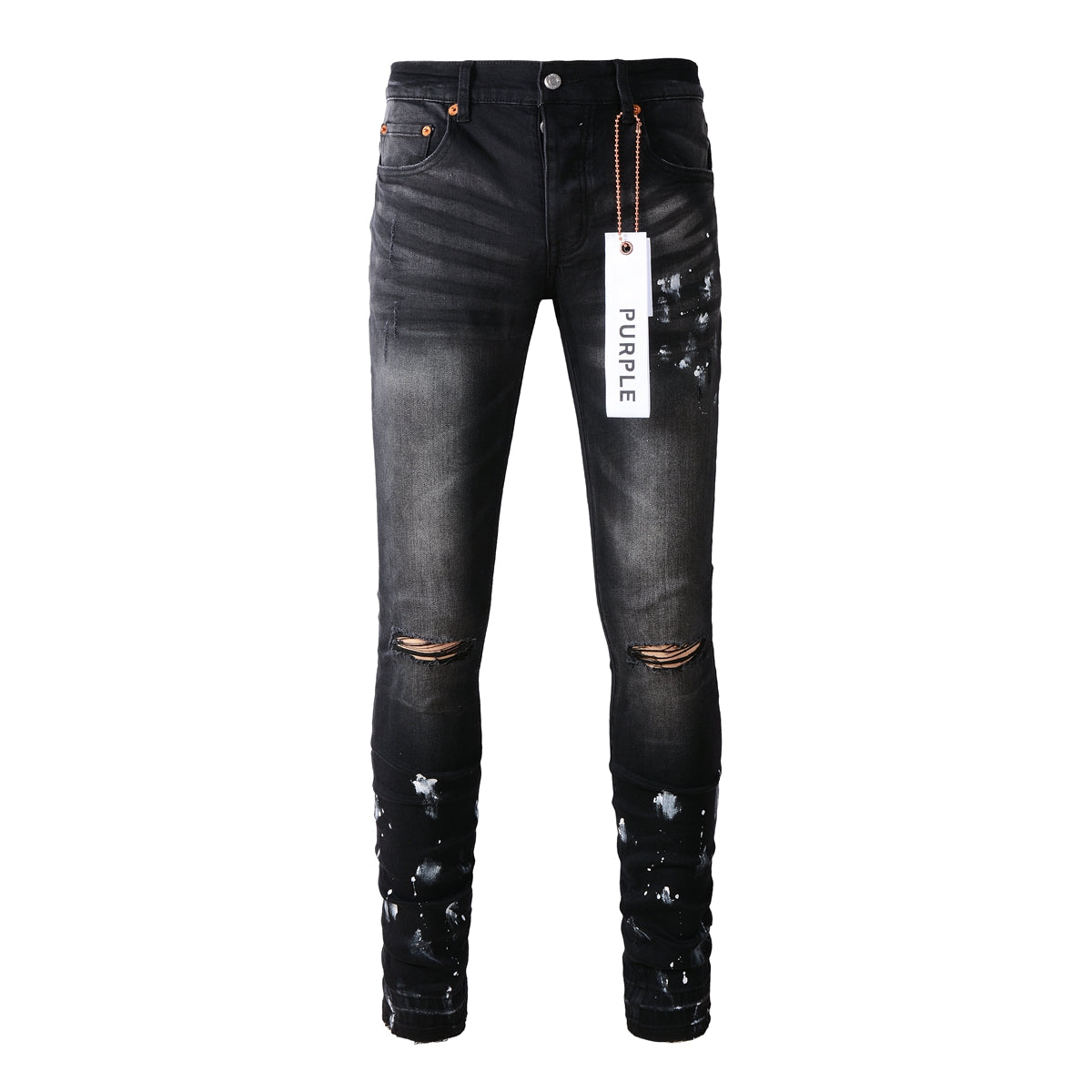 Luxury brand men's streetwear jeans 9002