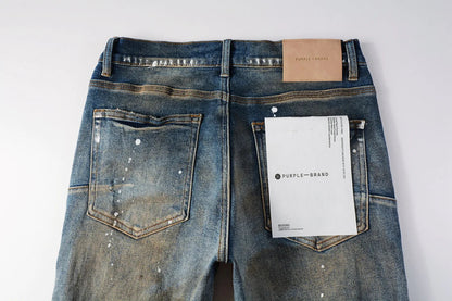 Luxury brand men's streetwear jeans 9012