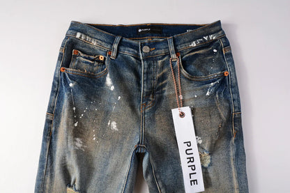 Luxury brand men's streetwear jeans 9012