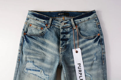 Luxury brand men's streetwear jeans 9013