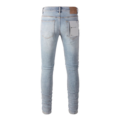 Luxury brand men's streetwear jeans 9010