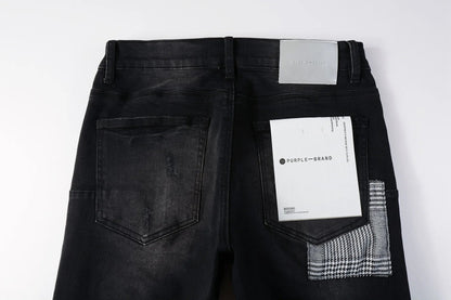 Luxury brand men's streetwear jeans 9001