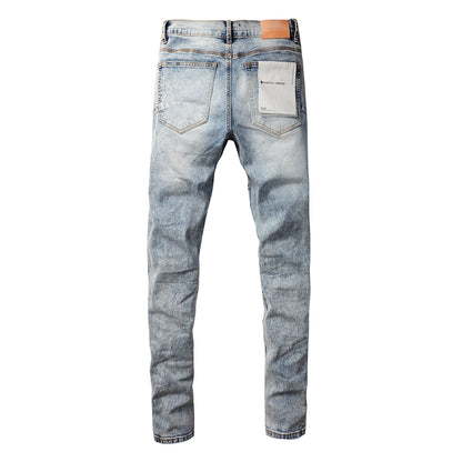 Luxury brand men's streetwear jeans 9053