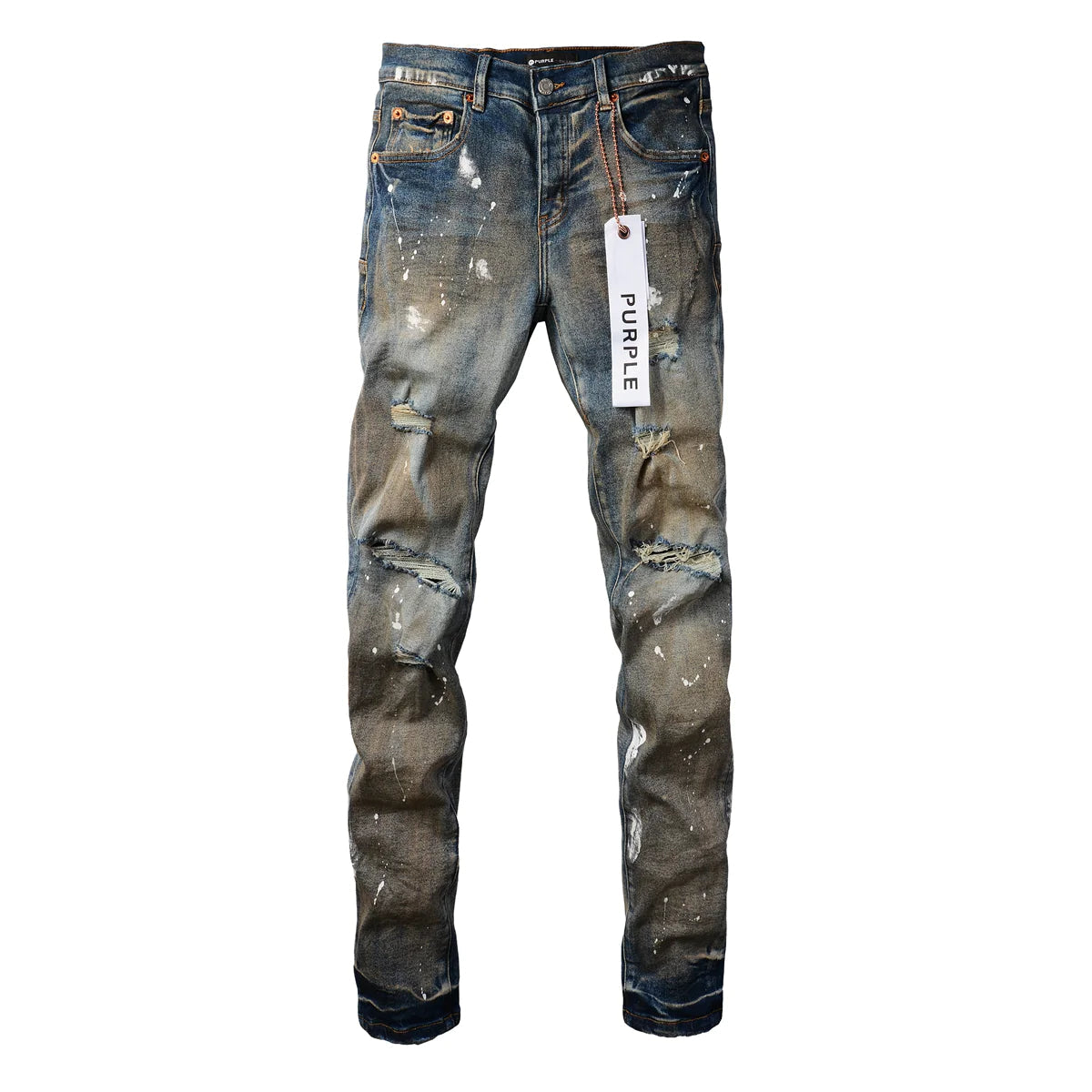 Luxury brand men's streetwear jeans 9012